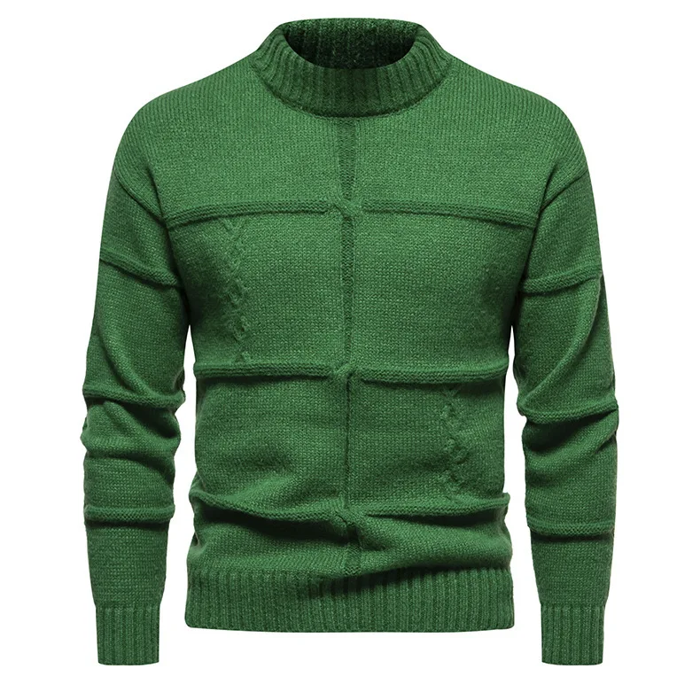 Jersey casual de cuello redondo y corte ajustado para hombre. Ideal para un look moderno y cómodo, perfecto para el día a día. — foto 6