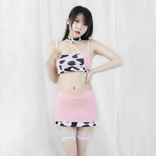 Title 3, Split Hot Girl Hip Skirt Suit, a sexy and cute ...