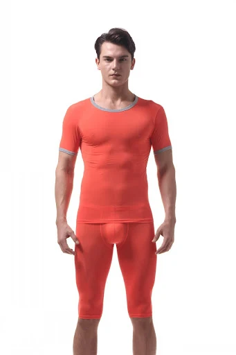 Title 8, Mens Underwear Ultra-thin Ice Silk Suit for ul...