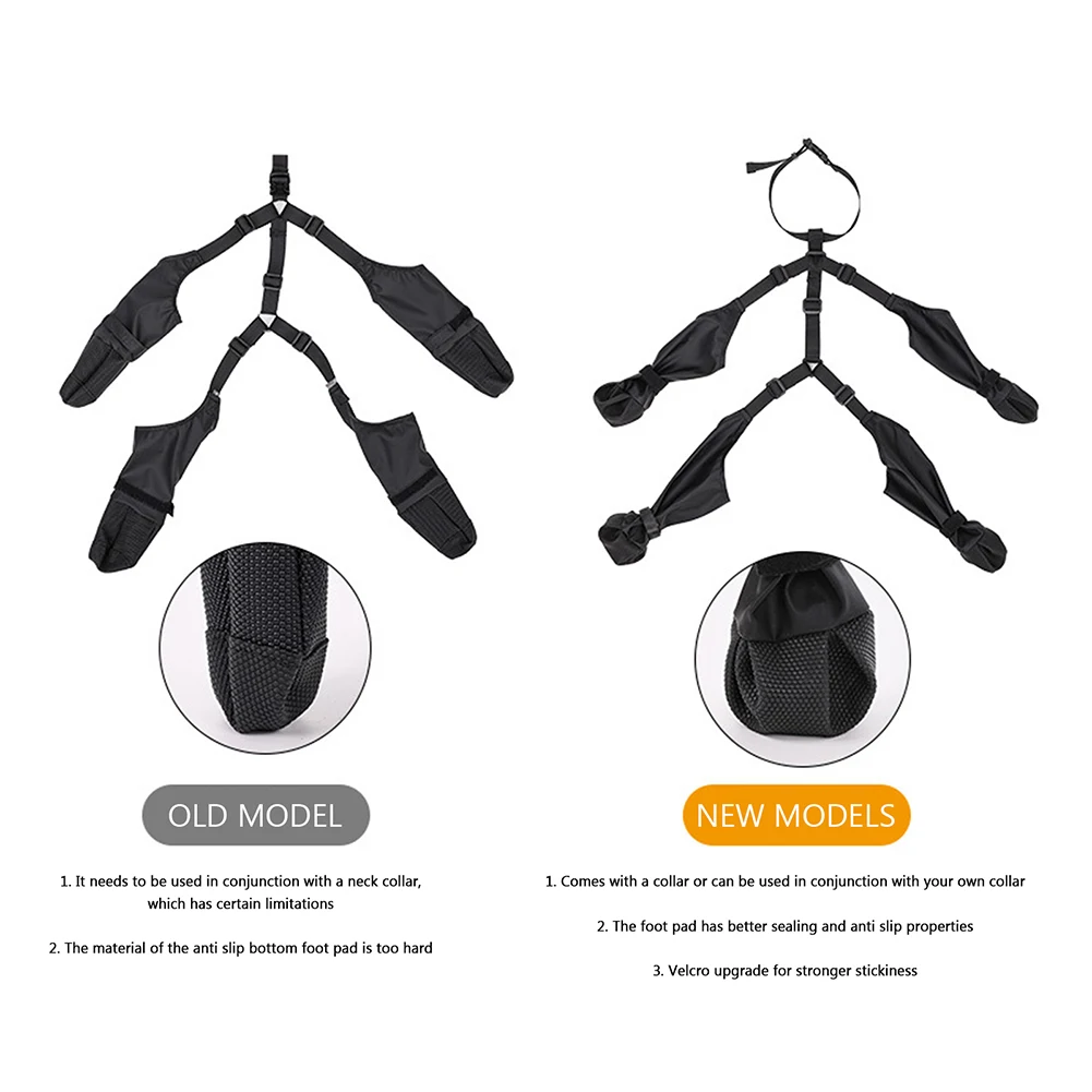 Title 6, Dog Shoes Outdoor Waterproof Suspender Boots Fo...