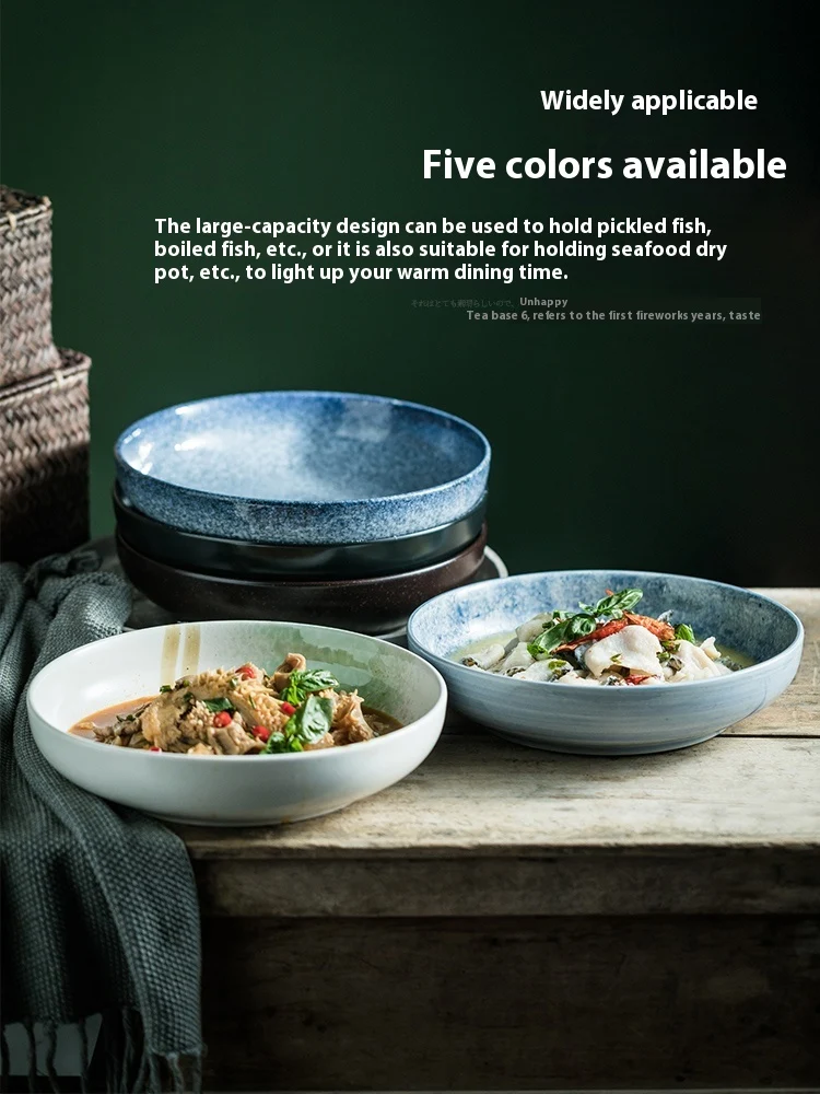 Title 2, Commercial Household Ceramic Soup Western Cuisi...