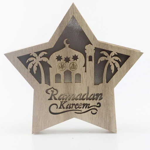 Title 2, Gurban Festival Five-pointed Star with LED Ligh...
