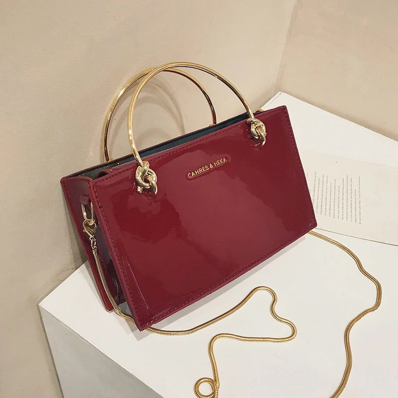 Title 8, Fashion Chain One Shoulder Messenger Small Squa...
