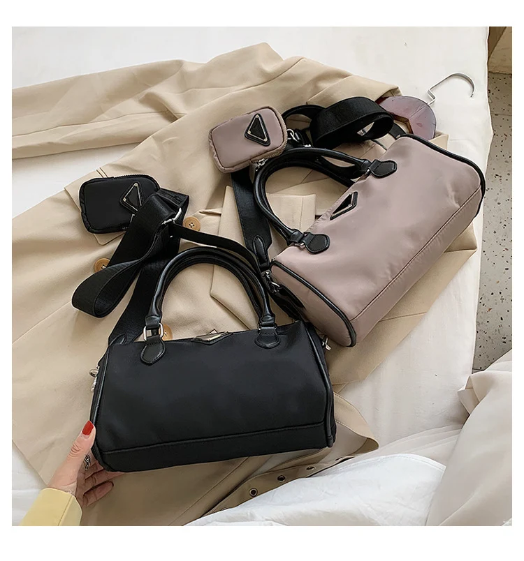 Bolsa de ombro Boston de lona, perfeita para uso diário ou viagens. Ampla, resistente e elegante, oferecendo conforto e praticidade para transportar seus itens. — foto 3