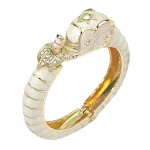 Pulseira fashion com cabeça de elefante em liga e óleo pingando, um acessório estiloso e charmoso para realçar seu estilo diário e individualidade. — foto 12