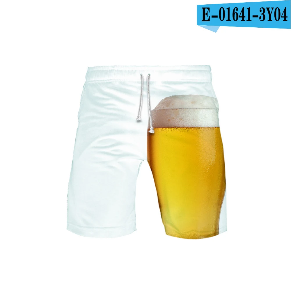 Men's Fashionable Simple 3D Color Printing Breathable Shorts offer comfort and style for everyday wear, keeping you cool — photo 3