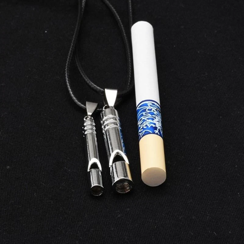 Alarme de Emergência Titânio Portátil Colar Chaveiro Autodefesa Pessoal Som Alto Fácil de Usar Ideal Viagens — foto 2