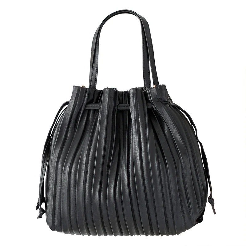 Korean Retro Pleated Handbag Net Red Simple Casual, Perfect for Everyday Use, Stylish and Practical, Great for a Casual — photo 1