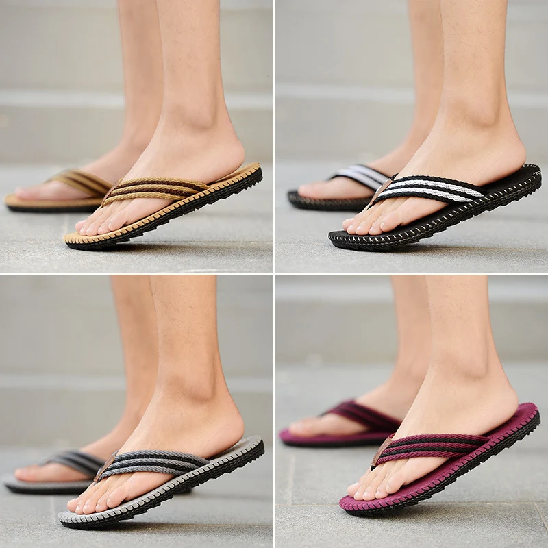 Men's 4 Colours Beach Sandals for Summer. Comfortable, lightweight shoes perfect for the beach, pool, or any sunny adven — photo 4