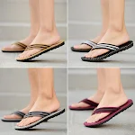 Men's 4 Colours Beach Sandals for Summer. Comfortable, lightweight shoes perfect for the beach, pool, or any sunny adven — photo 4