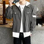 Jaqueta jeans masculina, um clássico essencial. Confortável e estilosa, perfeita para diversas ocasiões. Durabilidade e estilo em uma só peça. — foto 4