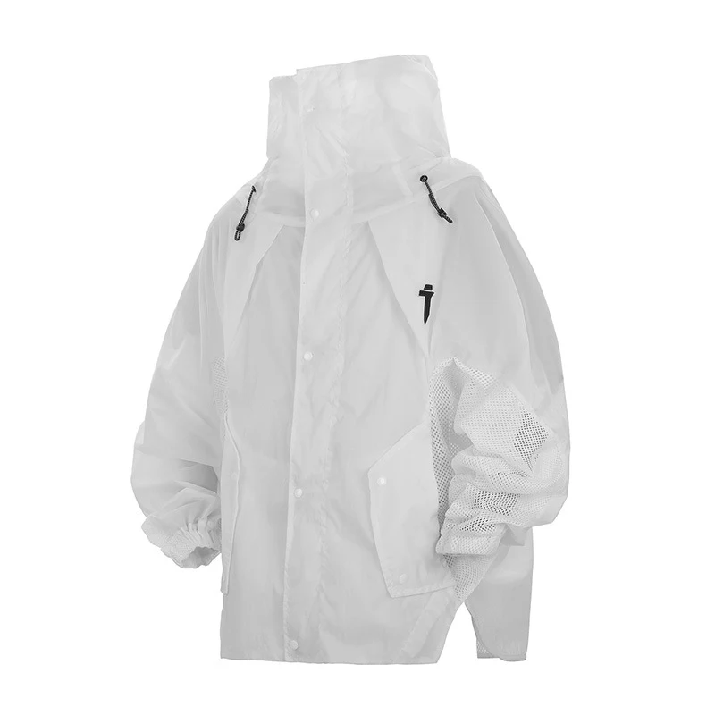 Nova Roupa de Proteção Solar com Capuz 3D para Homem, Esportes ao Ar Livre de Verão, Leve e Respirável, com Proteção UV — foto 4
