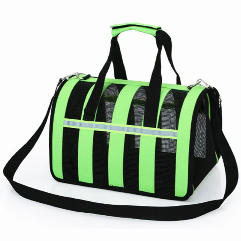 Title 7, Mesh Breathable Pet Cat Carrier for Cats Reflec...