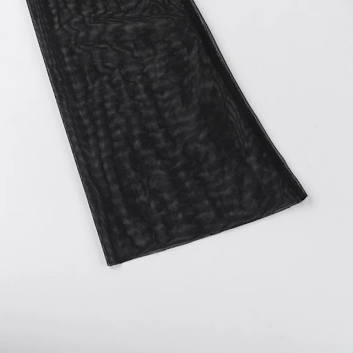 Title 12, Dames herfstmode slanke mesh jurk. Stijlvolle e...