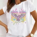 Camiseta Esportiva Gola Redonda com Estampa Digital Europeia e Americana Conforto e Respirabilidade Ideal para Academia e Atividades Físicas — foto 32
