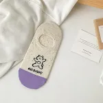 Purple Socks Pointed Bear