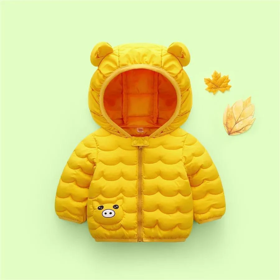 Jaqueta Grossa com Capuz Quente para Bebês Casaco Infantil Ideal para o Inverno Conforto e Proteção contra o Frio para Seu Pequeno — foto 1