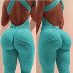 Mono de Yoga Espalda Cruzada Diseño Sin Espalda Chándal Body Completo Perfecto para Entrenamientos y Movimiento con Estilo y Confort — foto 5
