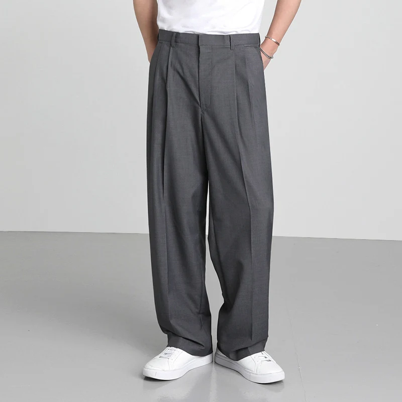 Pantalones Casuales Rectos Sueltos para Hombre Cómodos y Versátiles Perfectos para un Look Relajado Diario y Disfrutar de la Mayor Comodidad — foto 1