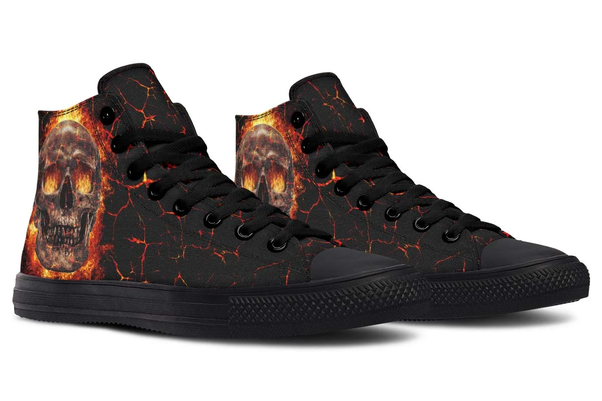 Printed Couple High-top Canvas Shoes. Show your love with these stylish and comfortable custom high-top sneakers, perfec — photo 4