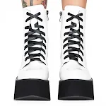 Botas de Cano Curto Femininas Plataforma com Cadarço — foto 5