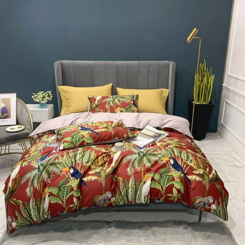 Title 5, Four-piece cotton digital printing set for your...