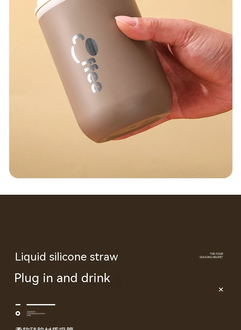 304 Stainless Steel Coffee Cup Double Insulation Car Portable. Keeps your coffee hot or cold on the go, and it looks gre — photo 23