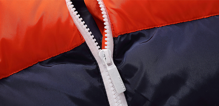 Title 8, Winter Fashion Padded Coat Stitching Hood. Stay...