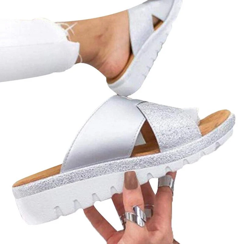 Women's Sunflower Flag Color Cross Clip Toe Shoes. Enjoy comfortable and stylish footwear with a unique and eye-catching — photo 4