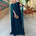 Title 5, Summer New Solid Color Off-shoulder Loose Dress