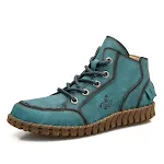 Botas Martin macias e baixas femininas estilo britânico sapatos casuais. Conforto e elegância para o dia a dia, perfeitas para diversas ocasiões. — foto 4