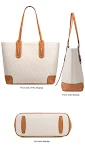 Women's Large Tote Shoulder Crossbody Bag Four-piece Set, High Capacity, Perfect for Travel and Everyday Use — photo 3