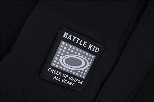 Title 17, Color Collision Design Velcro Bread Suit Hooded...