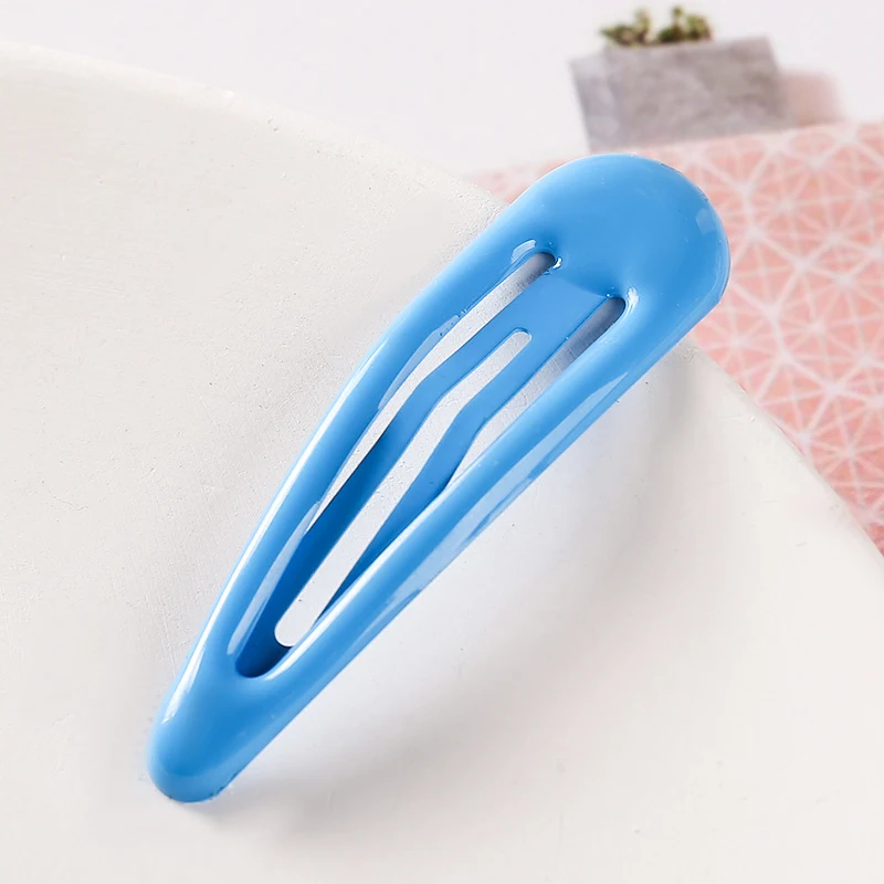 Colorful Children's Barrettes Water Drop Candy Color Bang Side Clip, Secure Hold, Perfect for Girls, Fun and Safe Hair A — photo 18