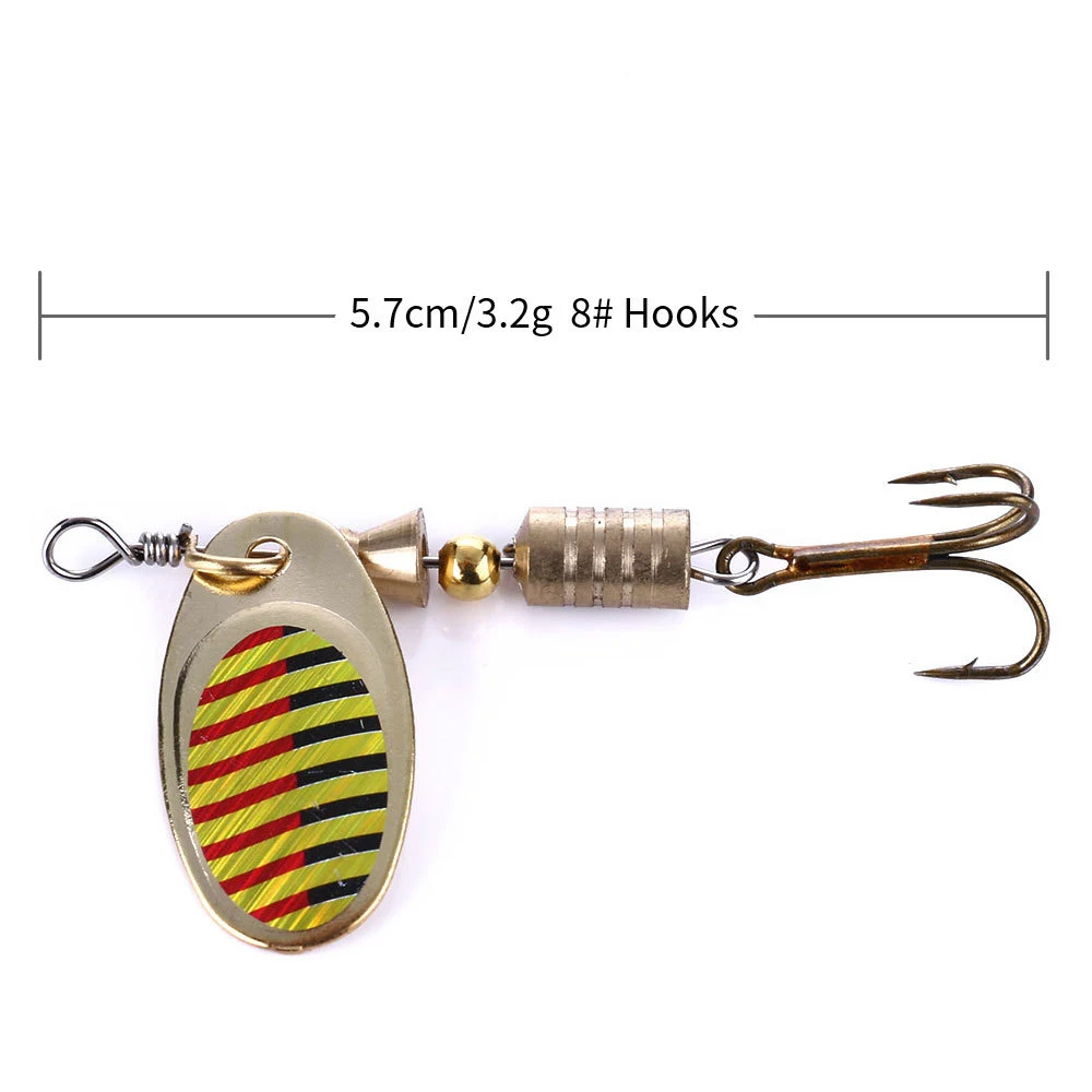 Iscas de Pesca Spinning com Paetês Brilhantes para Atrair Peixes com Eficácia! Perfeitas para diversas espécies e condições de pesca. — foto 7