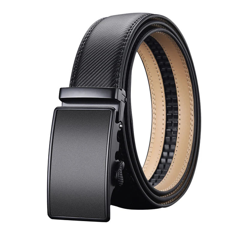 Title 5, Mens Two-layer Cowhide Comfort Click Belt. Enj...