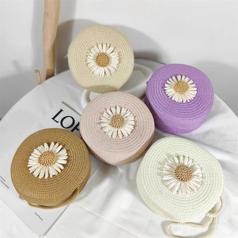 Bolsa de palha simples personalizada para mulheres — foto 1