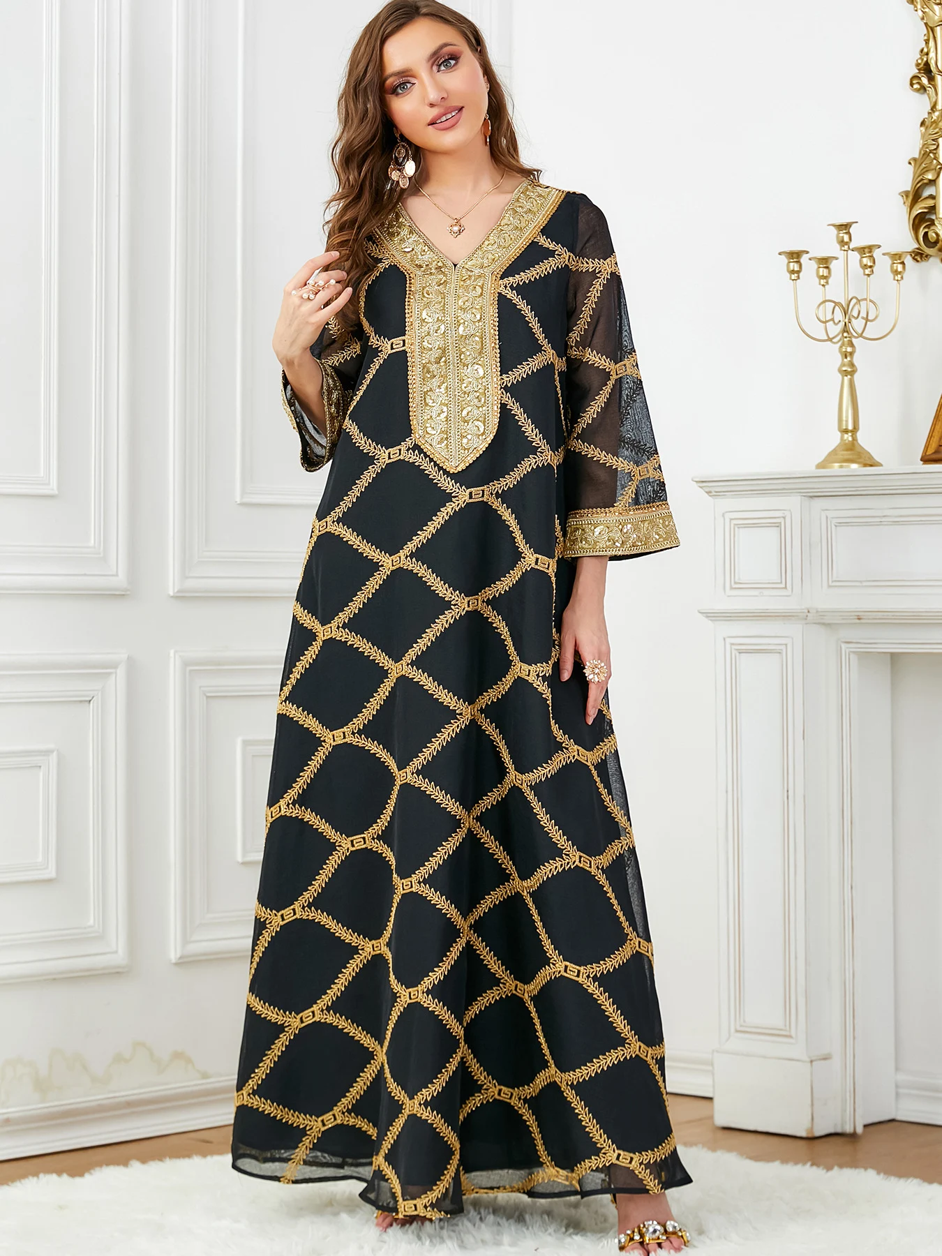 Title 22, New Womens Robe Long Sleeve Dress