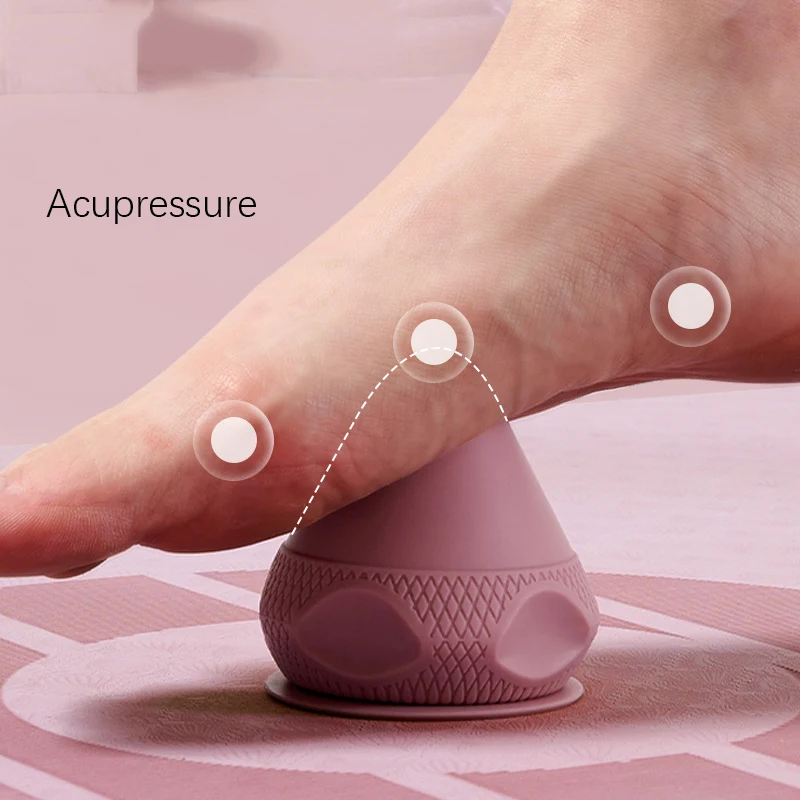 Cone de Massagem Silicone Bola de Adsorção Sólida Psoas Torácica Costas Escápula Pé Yoga Liberação Muscular Massagem Tecido Profundo — foto 6