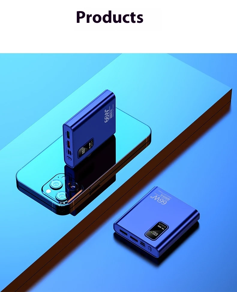 Title 9, Power Bank mini com carga super rápida bidireci...