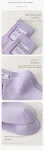 Meias esportivas de algodão cano médio com desenho de panda roxo para meninos e meninas, ideais para outono e inverno. — foto 3