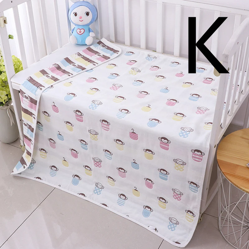 Edredom infantil de gaze jacquard de seis camadas, acolchoado para bebês. Perfeito para o sono do seu filho, macio e respirável. — foto 12