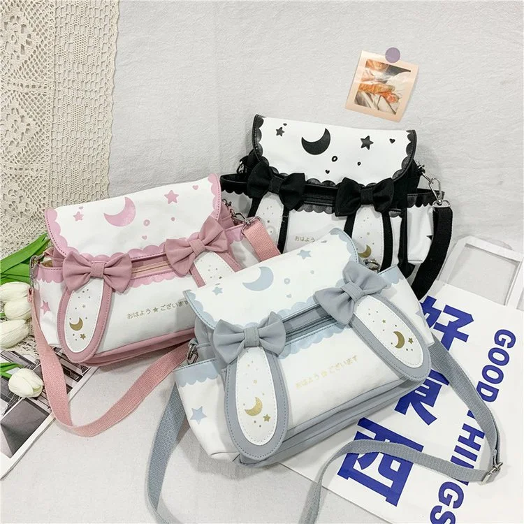 Title 5, Bolsa mini mensageiro casual japonesa de lona p...