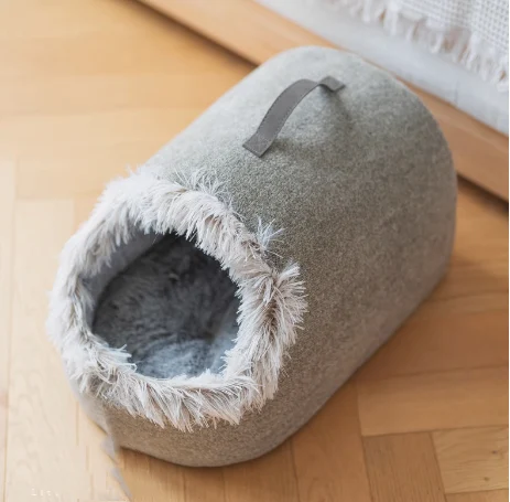 Polar Warm Cat Litter Closed Cat Sleeping Bag Large Winter Deep Sleep Cat Bed provides a cozy, warm and secure sleeping — photo 1