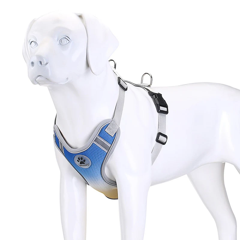 Title 5, Gradient Color Double Reflective Dog Chest and ...
