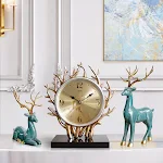 Relógio retrô silencioso estilo europeu para sala de estar. Decore seu ambiente com elegância e funcionalidade, sem ruídos! — foto 6