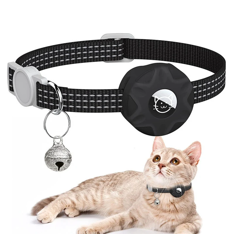 Title 6, Fashion Cat Collar Tracker Silicone Case Protec...