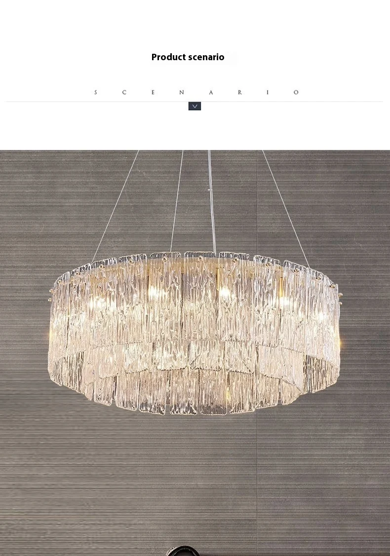 Title 1, Italian Light Luxury Chandelier Lamp for Living...