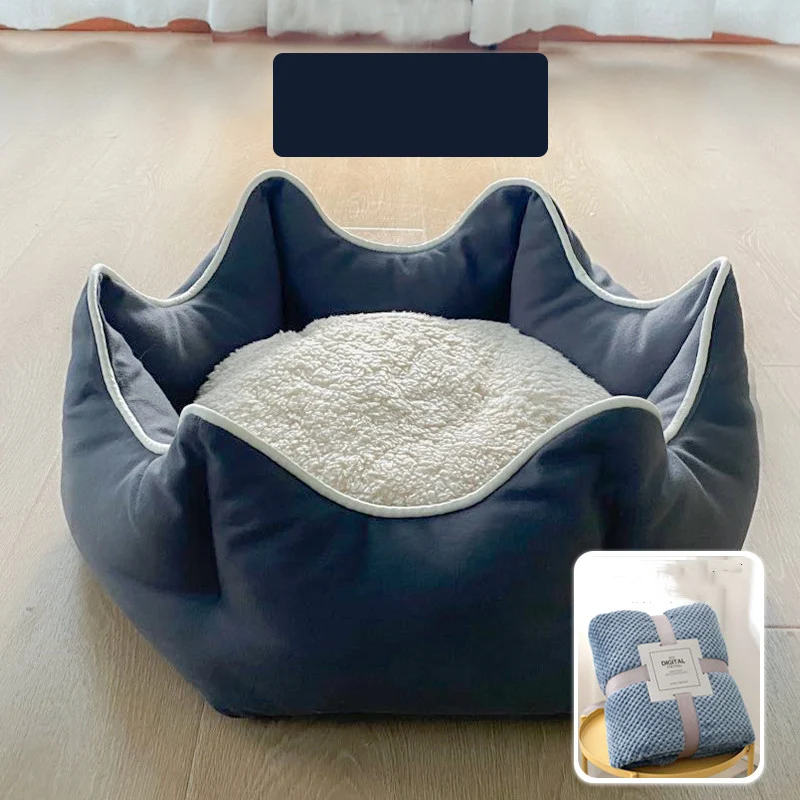 Title 1, Warm Cat Litter Cat Bed Removable Washable Prin...