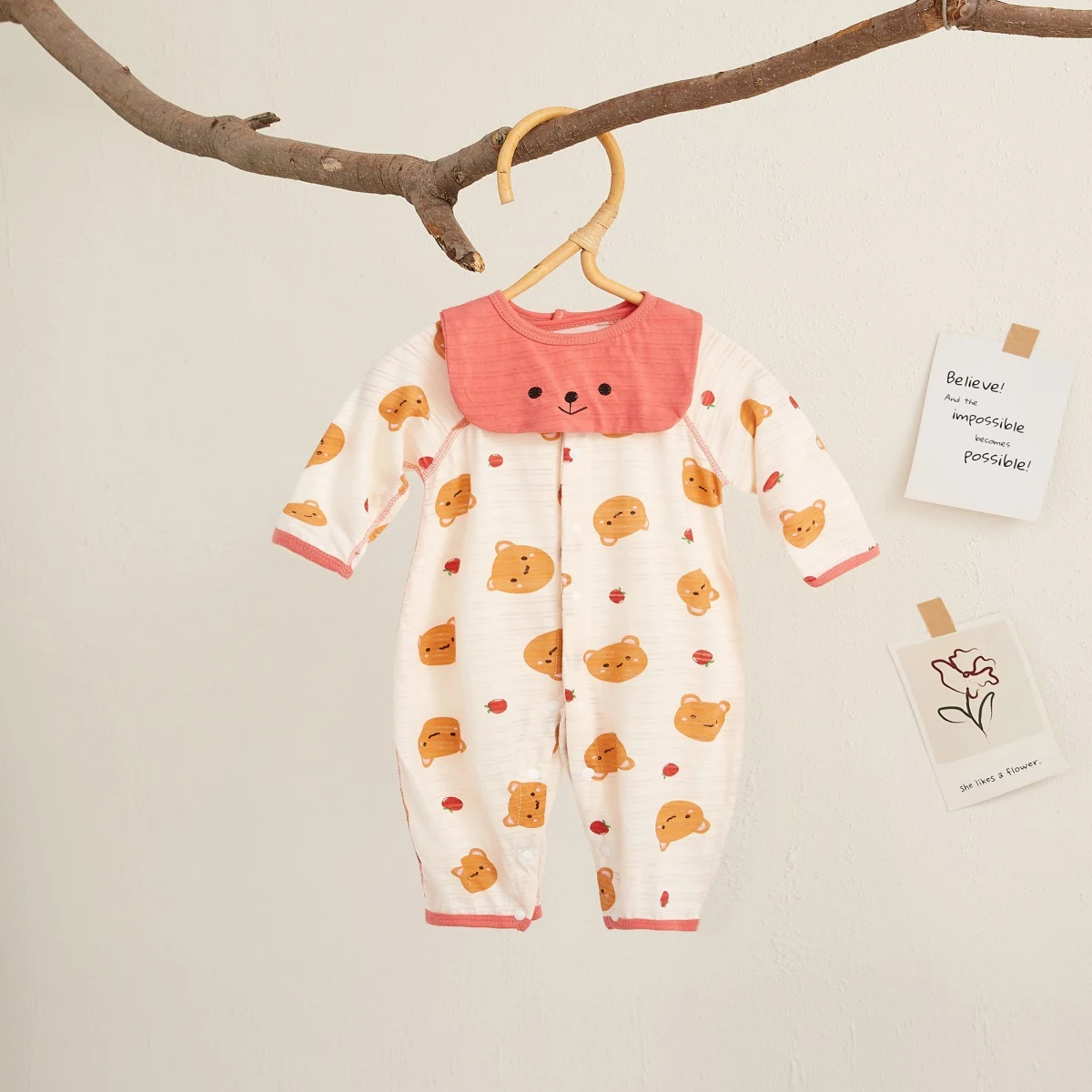 Dunne baby-shirt met lange mouwen voor dames en heren, ademend, ideaal als lichte laag voor warm weer, comfortabel voor dagelijks gebruik. — foto 6